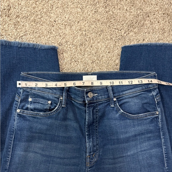 MOTHER Denim Insider Crop Step Fray in Turn of the Tide size 31 - Picture 8 of 10